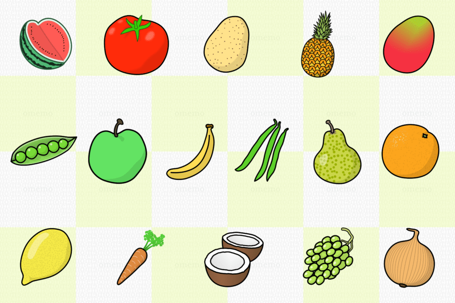 Memory Fruits&Vegetables